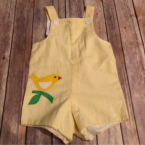 Fischel yellow bird romper
